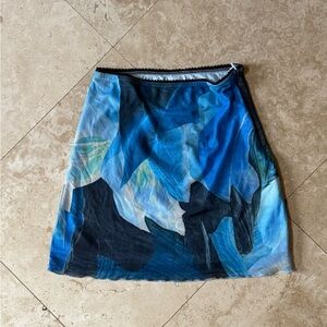 Princess Polly Vibrant Blue Mini Skirt